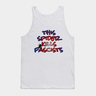 This spider kills fascists Tank Top